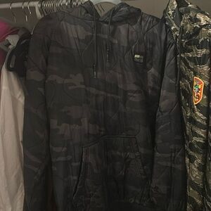 Black Rifle Coffee Co. Black Multi cam Woobie Hoodie